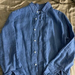 Banana Republic Men’s 100% Linen Button Down Shirt
